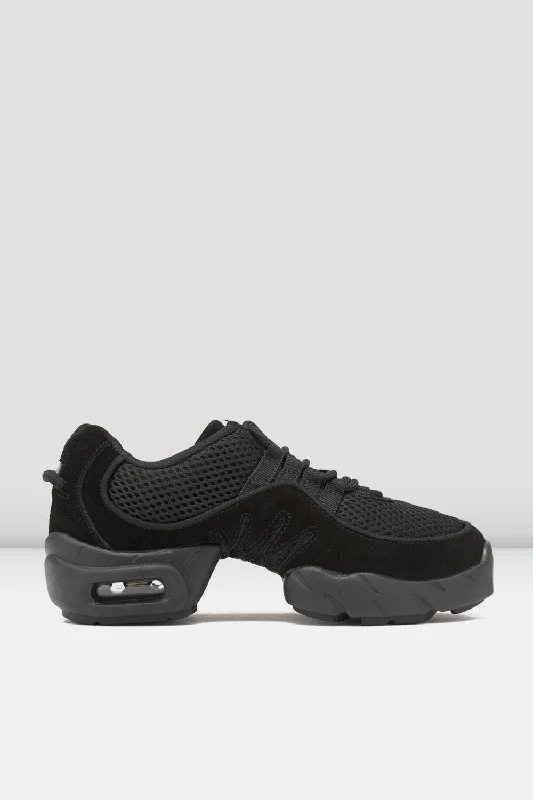 Men's sneakers with a lace - up closure and a tongueAdult Boost Mesh Split Sole Dance Sneakers
