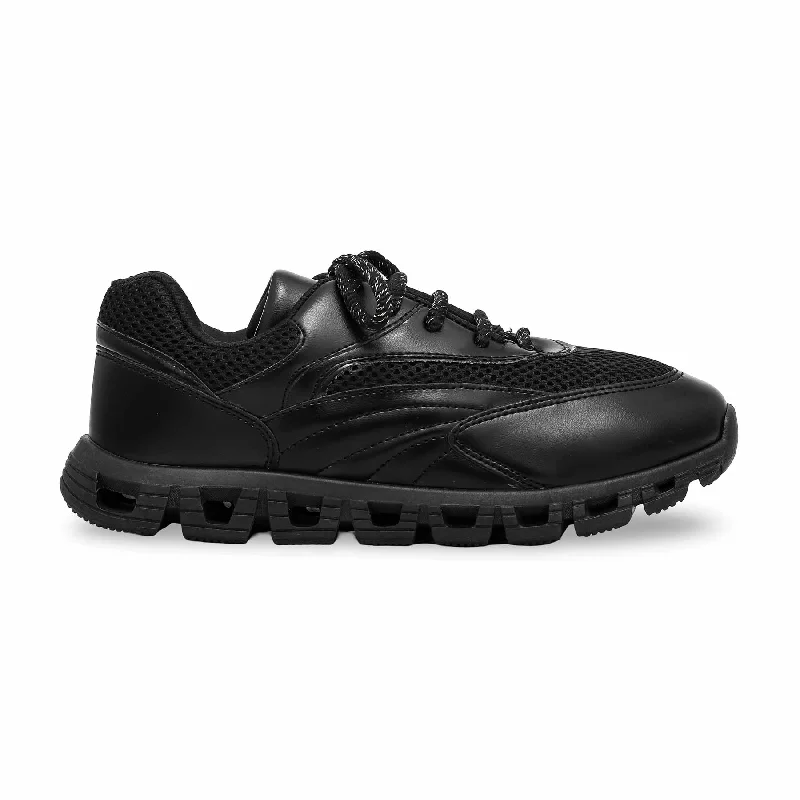 Men's sneakers with a leather lining for breathabilityBlack Casual Sneaker AT7317
