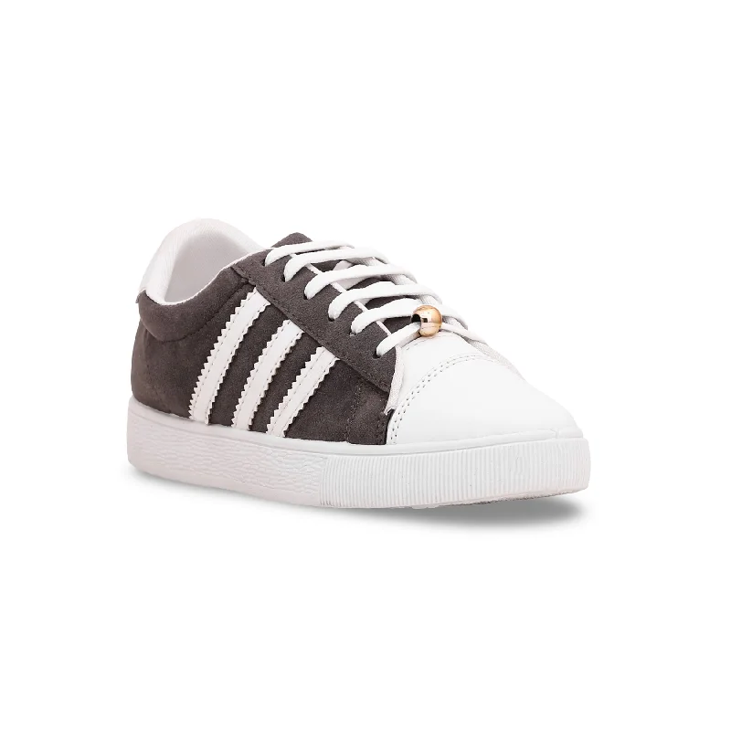 Men's sneakers with a stretchy side panel for flexibilityGrey Casual Sneaker AT7206 Men's sneakers with a stretchy side panel for flexibilityGrey Casual Sneaker AT7206