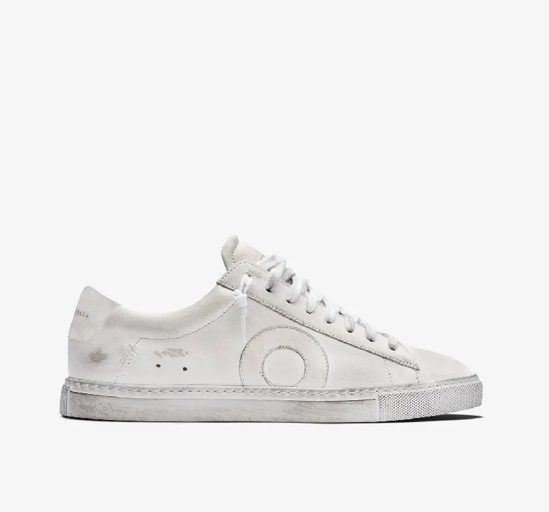 Men's high - top sneakers with a canvas upperLow 1 | White Wall