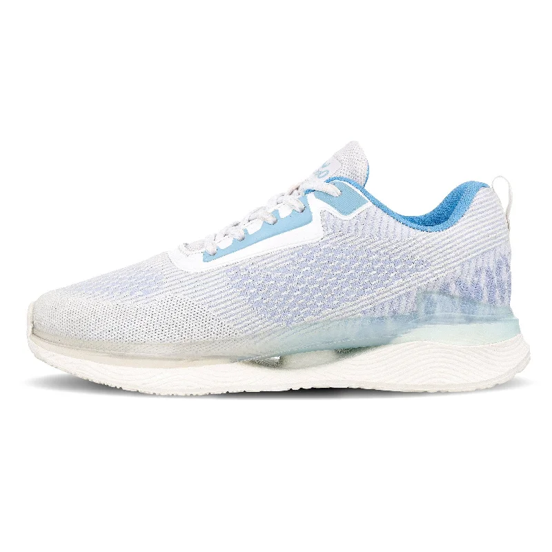 Men's lightweight walking shoes with a breathable mesh upperMen's Lace-up Sports Shoe - WS9127 White Blue Men's lightweight walking shoes with a breathable mesh upperMen's Lace-up Sports Shoe - WS9127 White Blue