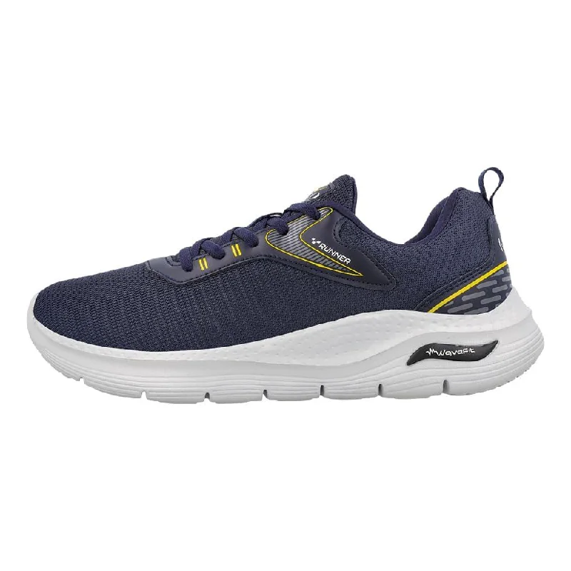 Trail - walking men's shoes with a rugged outsoleMen's Lace-up Walking Shoe - WS9591 Navy Blue