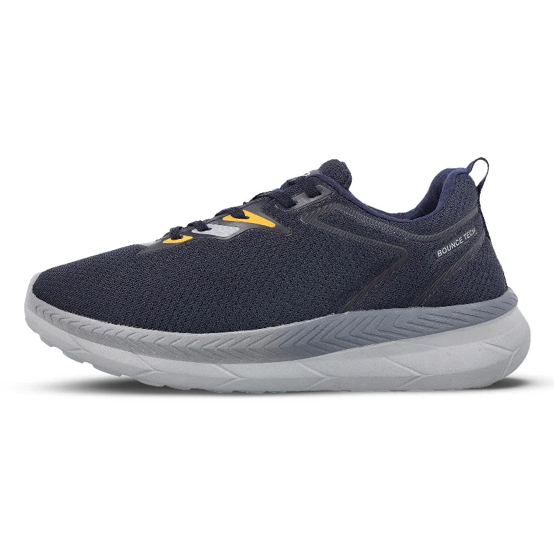 Men's walking shoes with a soft, plush footbedMen's Lace-up Walking Shoe - WS9607 Navy Blue