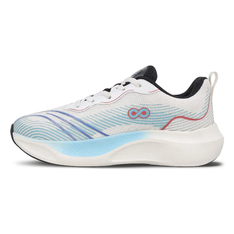 Men's walking shoes with a soft, plush footbedMen's Lace-up Walking Shoes - WS9142 White
