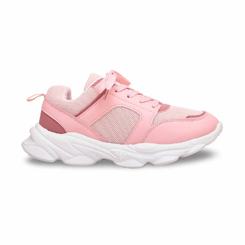 Men's sneakers with a lace - up closure and a tonguePink Casual Sneaker AT7262