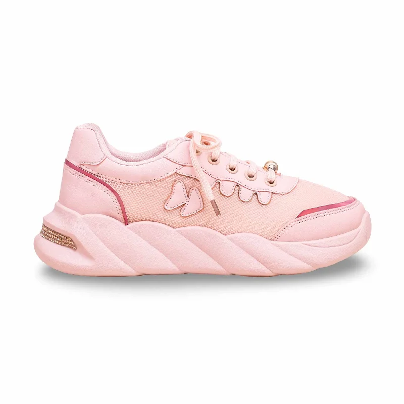 Men's sneakers with a rubber outsole for tractionPink Casual Sneaker AT7338