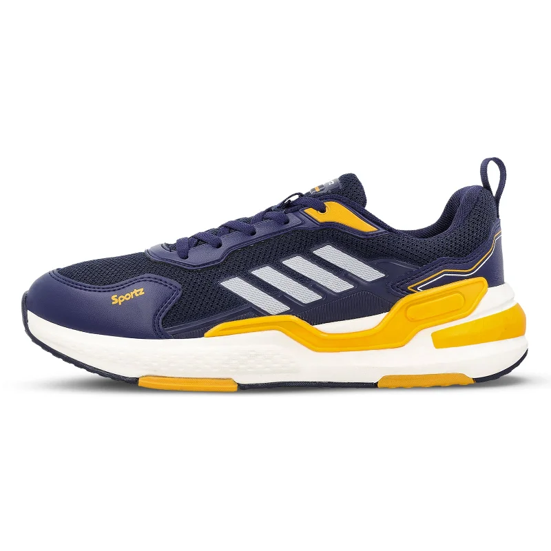 Men's walking shoes with a removable insole for customizationMen's Lace-up Sports Shoe - WS9135 Navy Blue