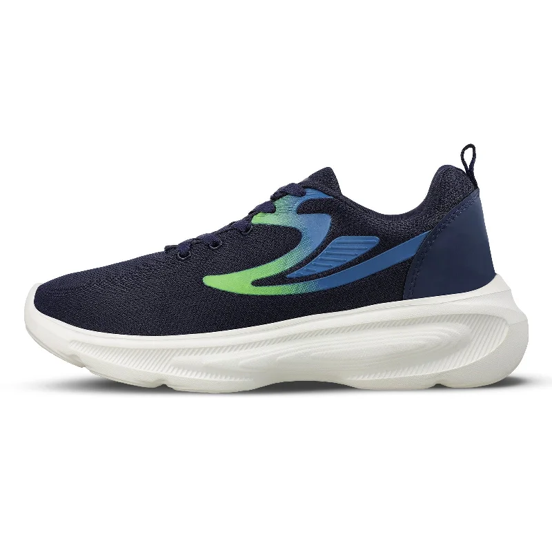 Men's walking shoes with a flexible sole for easy movementWalkaroo Men walking Shoes - WS3076 Navy Blue Men's walking shoes with a flexible sole for easy movementWalkaroo Men walking Shoes - WS3076 Navy Blue