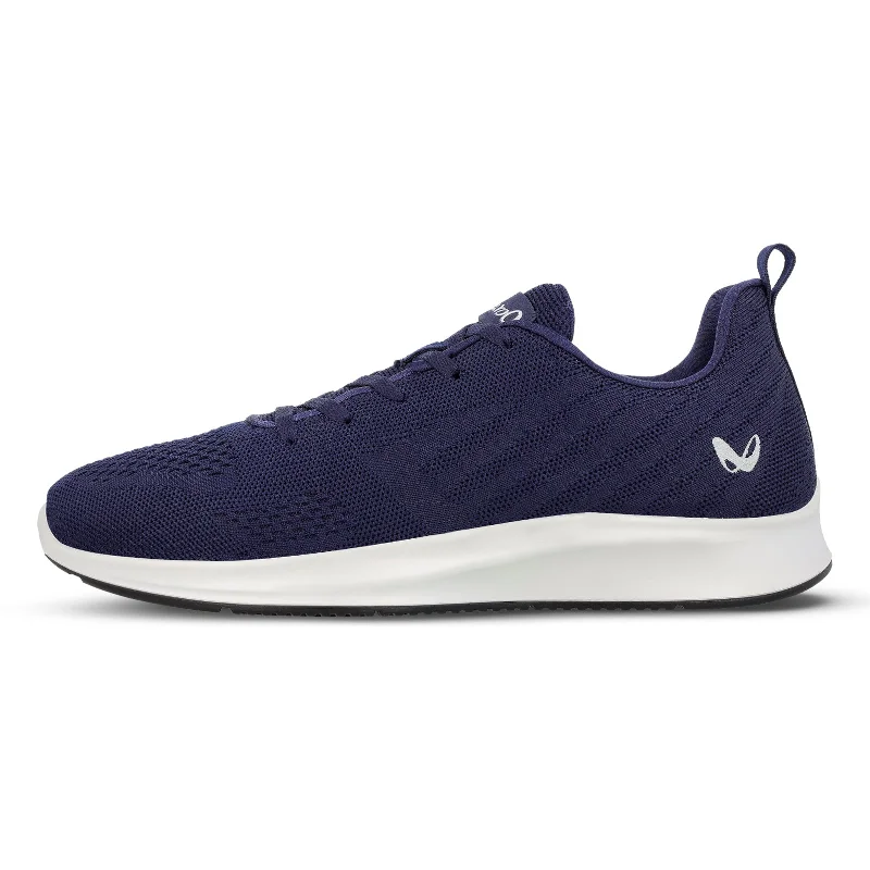 Men's walking shoes with a soft, plush footbedMen's Daily Wear Non Marking Sports Shoe - WS6090 Navy Blue