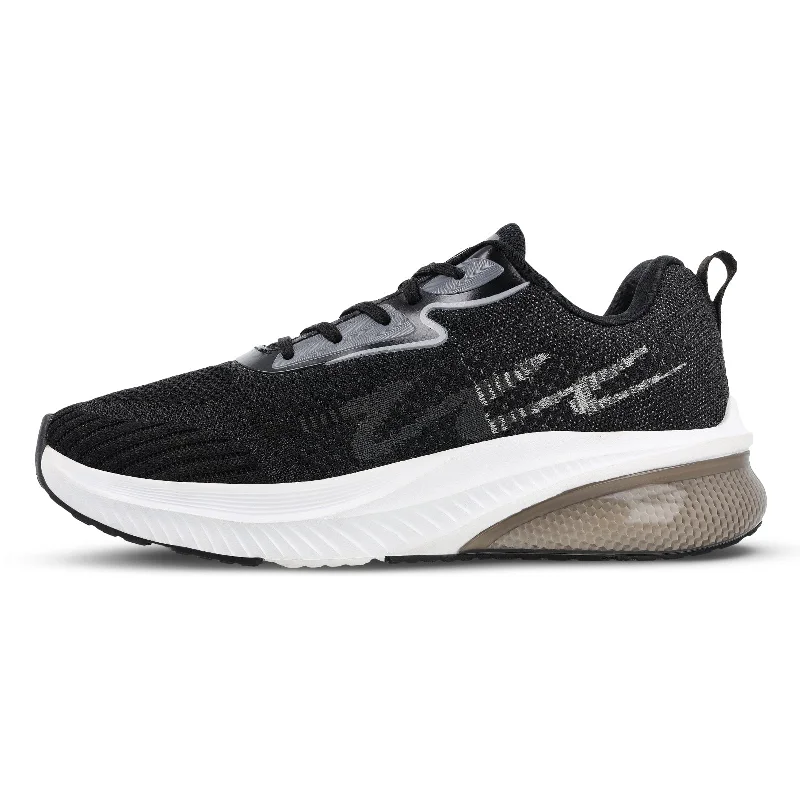 Men's walking shoes with a supportive midfoot strapMen's Lace-up Sports Shoe - WS9108 Black