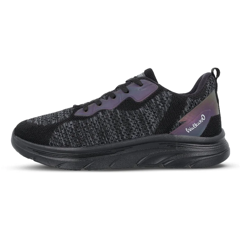 Men's lightweight walking shoes with a breathable mesh upperMen's Lace-up Walking Shoe - WS9566 Black Black