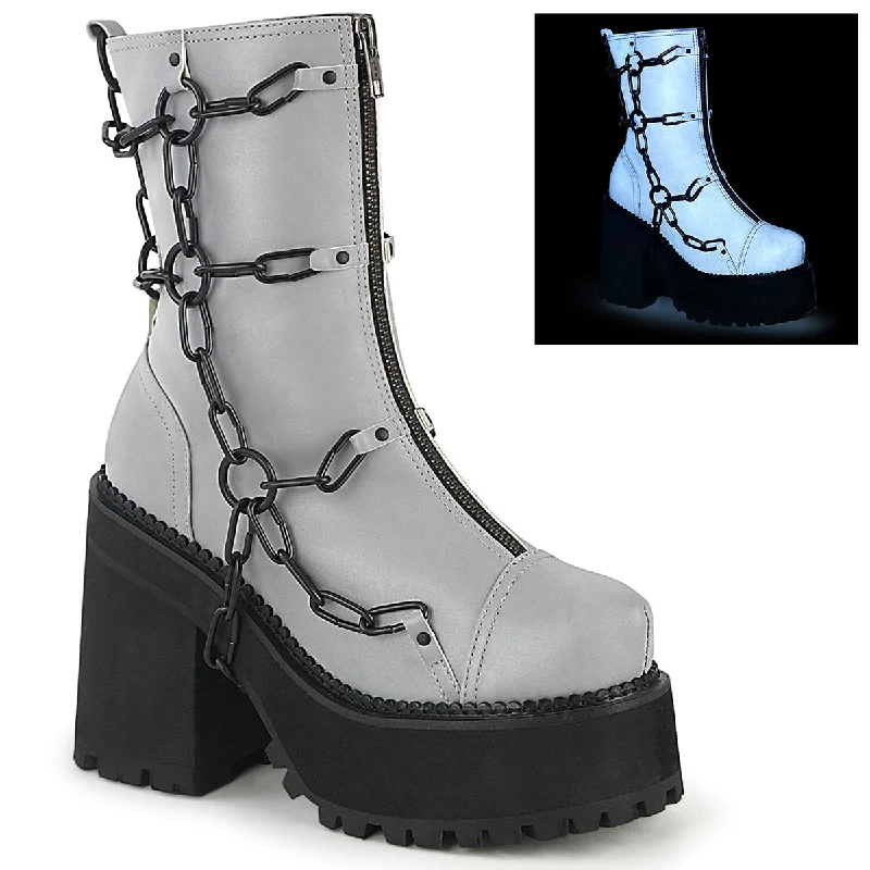 Men's ankle boots with a metallic accentAssault-66