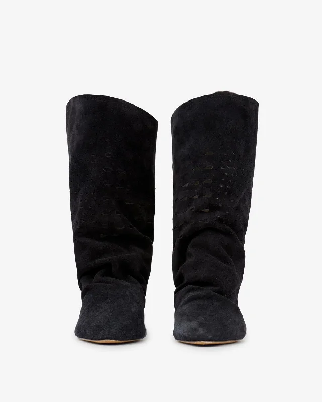 Men's ankle boots with a double - buckle strapReachi Low Boots