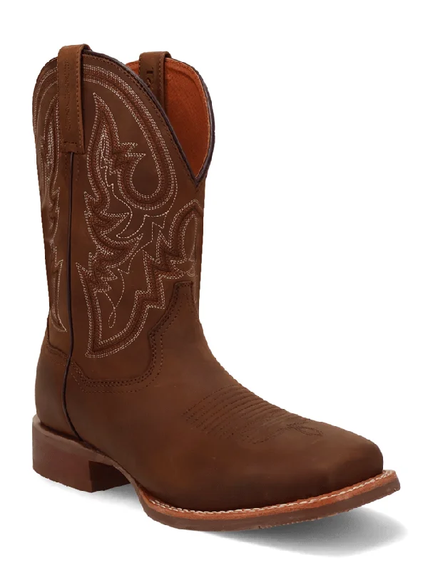 Alligator - print men's cowboy boots for a bold lookDan Post DP5172 Mens BRIGSTON Leather Boot Brown