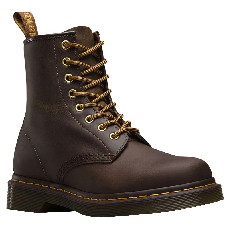 Combat - style men's ankle boots for a tough look1460 Crazy Horse Leather Unisex Ankle Boots