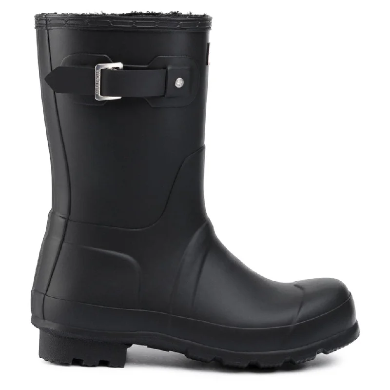 Men's ankle boots in a trendy burgundy colorOriginal Insulated Rubber Men's Short Wellington Boots