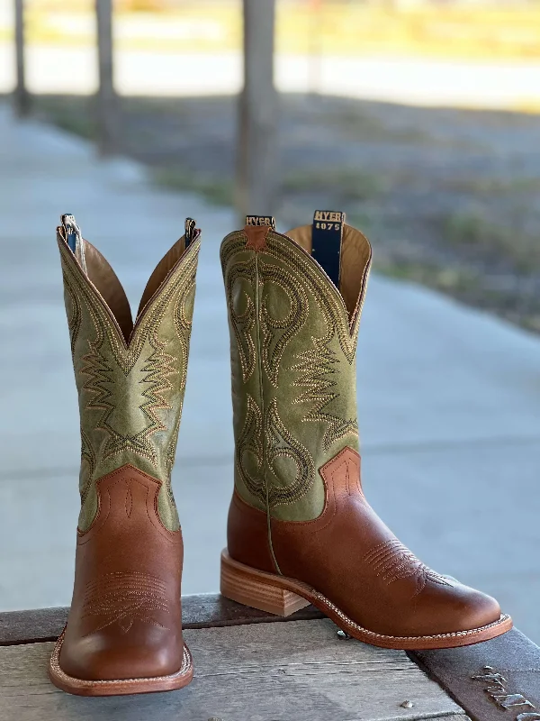 Men's cowboy boots with a suede shaftHYER Boot Co. | Codell Oilbuck Cowhide Boot