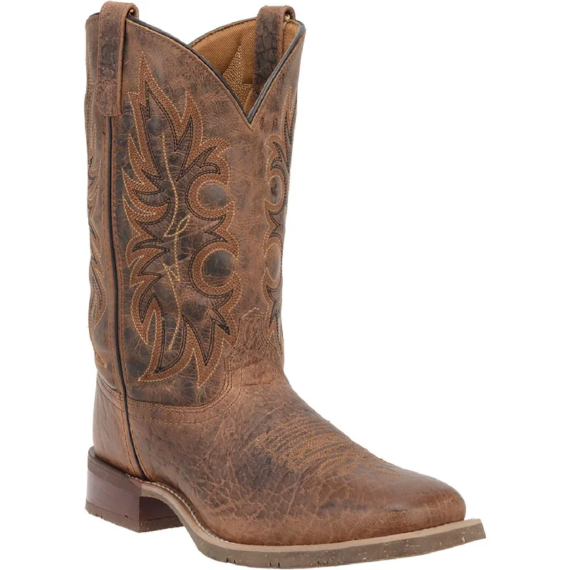 Men's genuine leather cowboy boots with a pointed toeLaredo Men's Durant Rust Leather Cowboy Boots 7835