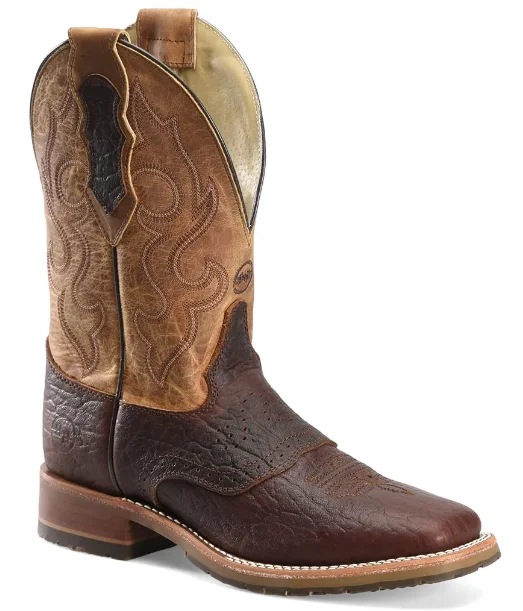 Men's cowboy boots with a concho belt detailDouble H "Talache" Western Boot