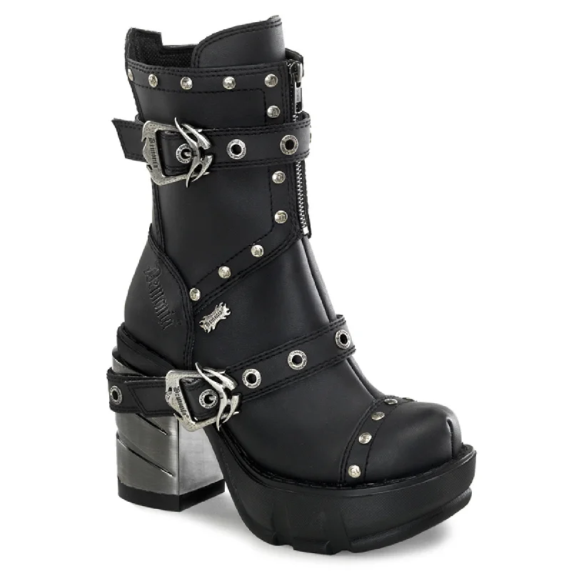 Men's ankle boots with a double - buckle strapSinister-201