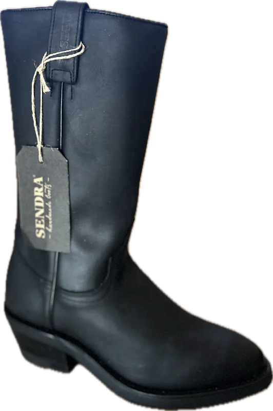Western - style men's boots with intricate tooling and stitching3518 Yankee - thin legs