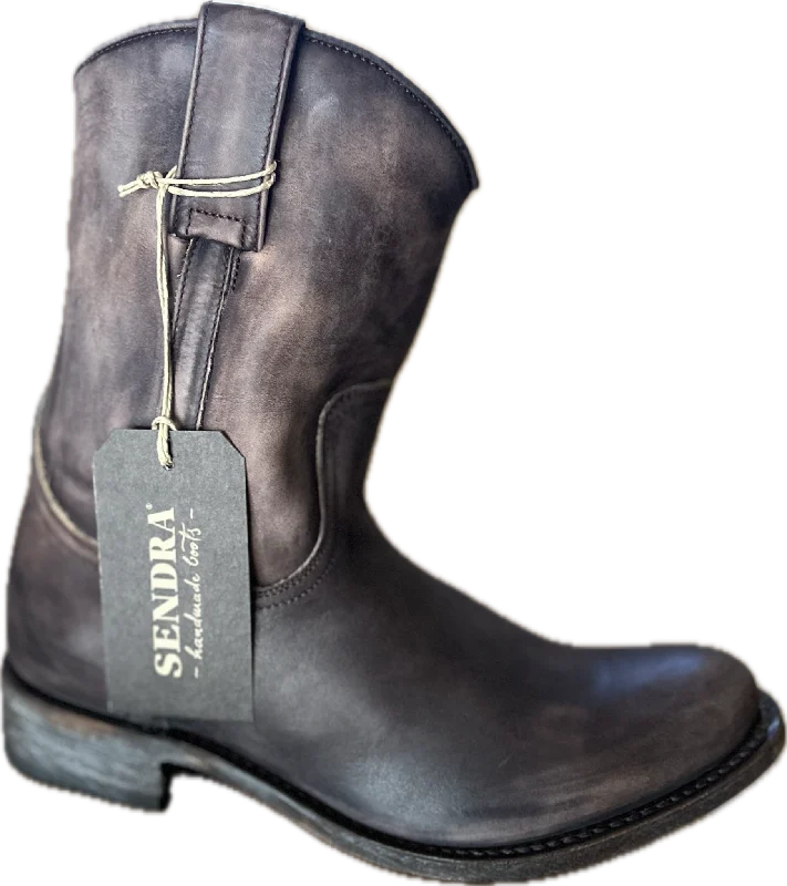 Vintage - style men's western boots with a square toe and spur ledge9612 Furlan