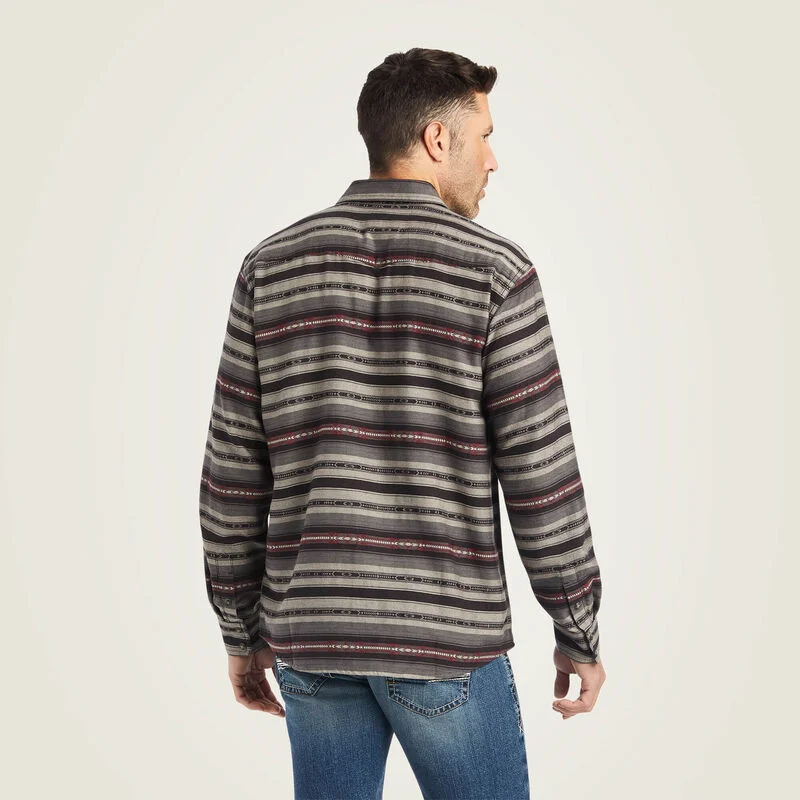 Men's western boots with a distressed leather finish for a rugged lookAriat® Men's "Humphry Retro" Snap Long Sleeve Western Shirt