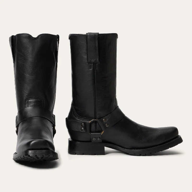 Men's western boots with a decorative inlay on the toe and heelHeritage Harness Boots