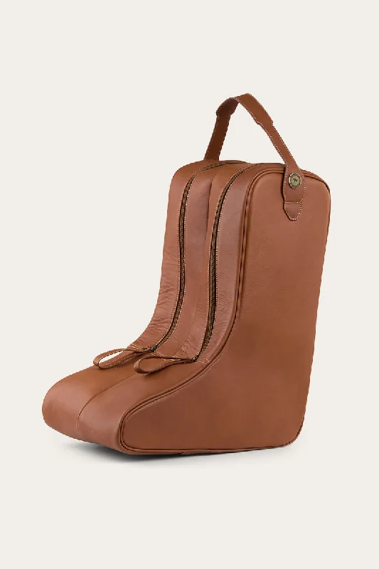 Men's western boots with a distressed leather finish for a rugged lookMiguel Leather Boot Bag - Bourbon