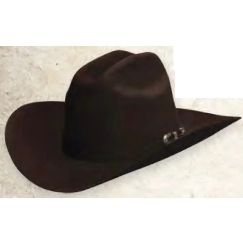 Men's genuine leather western boots with a snake - skin inlayTombstone 20X Cowboy Felt Hat Despreciado Shape Brown Chocolate TOM-2402