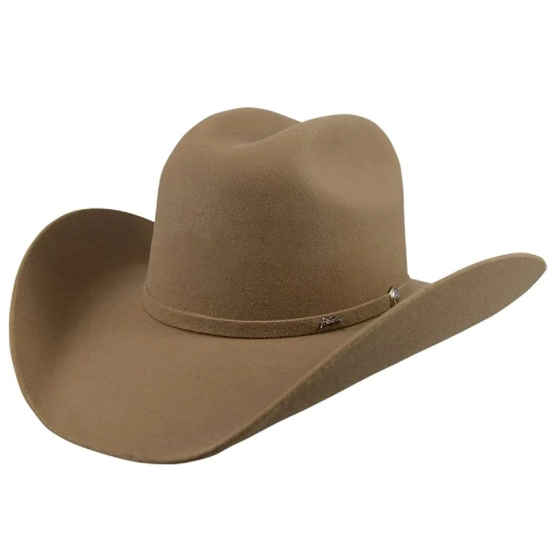 Men's genuine leather western boots with a snake - skin inlayTombstone 20X Cowboy Felt Hat East West Shape Brown TOM-4105