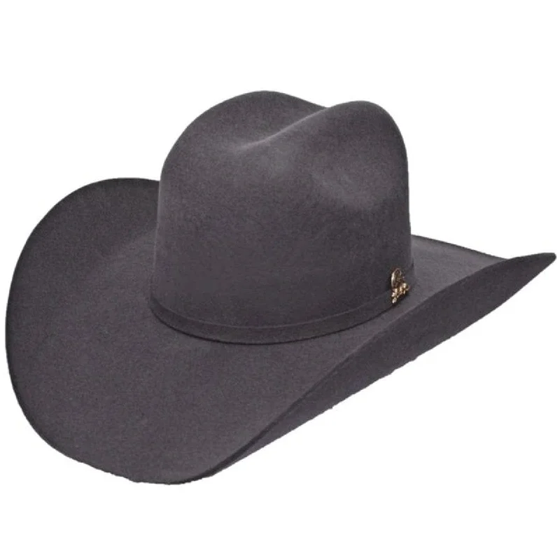 Men's western boots with a decorative inlay on the toe and heelTombstone 20X Cowboy Felt Hat East West Shape Granite gray TOM-4108