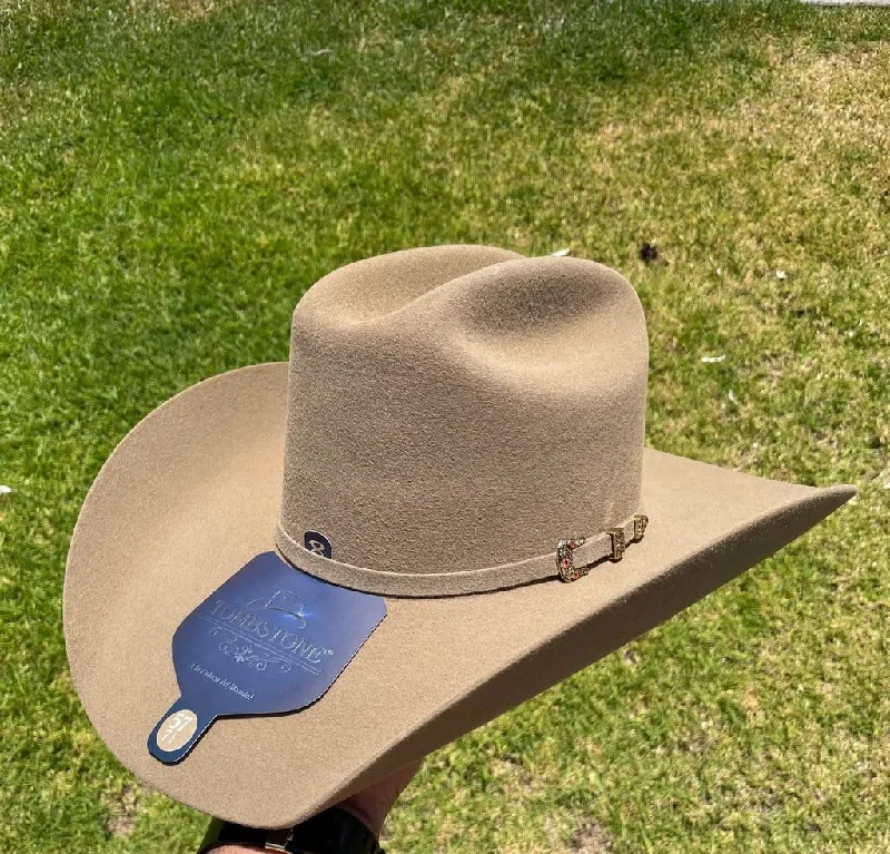 Men's western boots with a silver - toned hardware and accentsTombstone 20X Cowboy Felt Hat Roper Shape Brown Otter TOM-4210