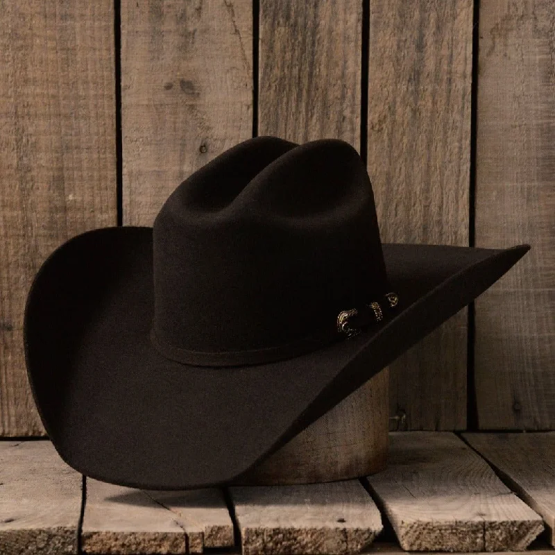 Men's western boots with a high - quality leather upper and a suede liningTombstone 20X Cowboy Felt Hat Roper ShapeBrown Chocolate TOM-4204