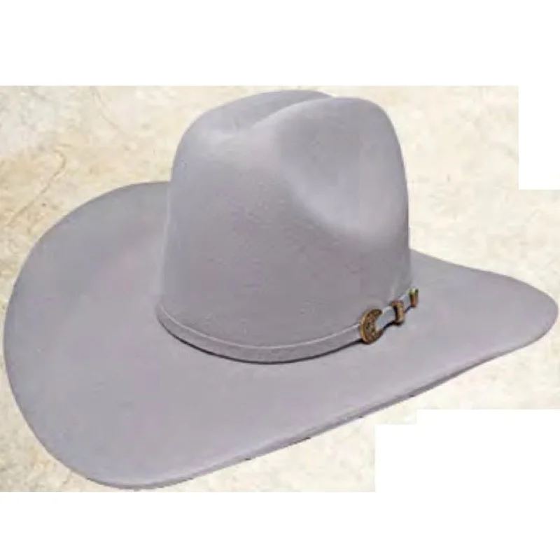 Men's western boots in a rich brown or black leatherTombstone 20X Cowboy Felt Hat Sonora Shape Cristal Gray TOM-4109
