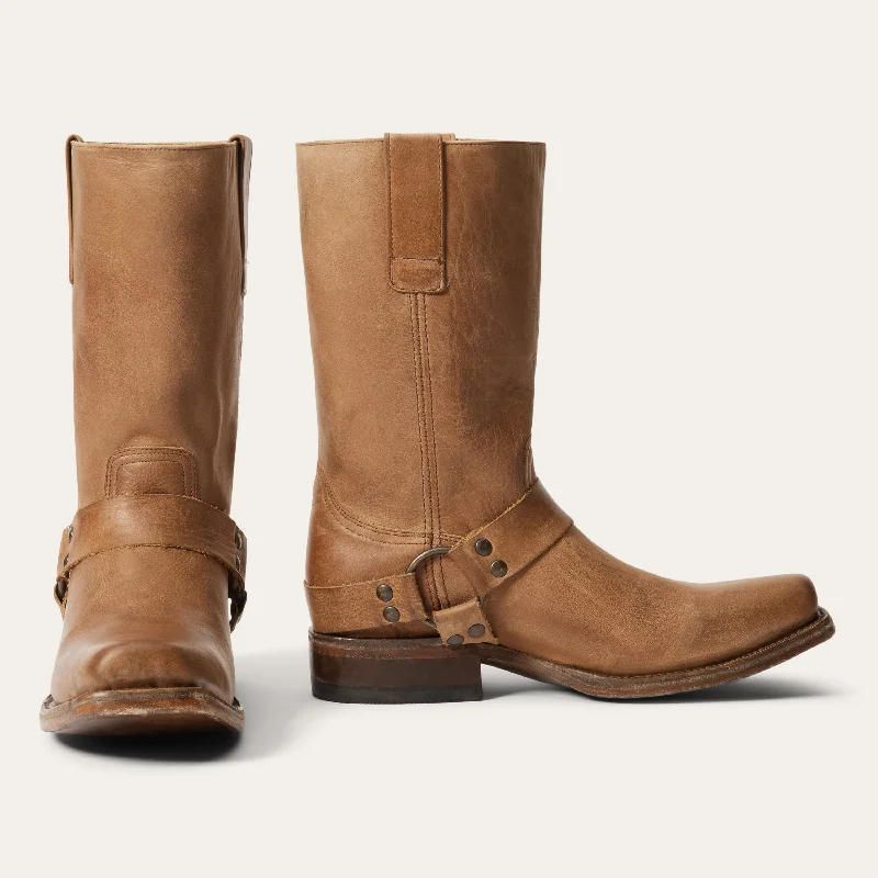 Men's western boots with a tooled leather design on the shaftHeritage Harness Boots