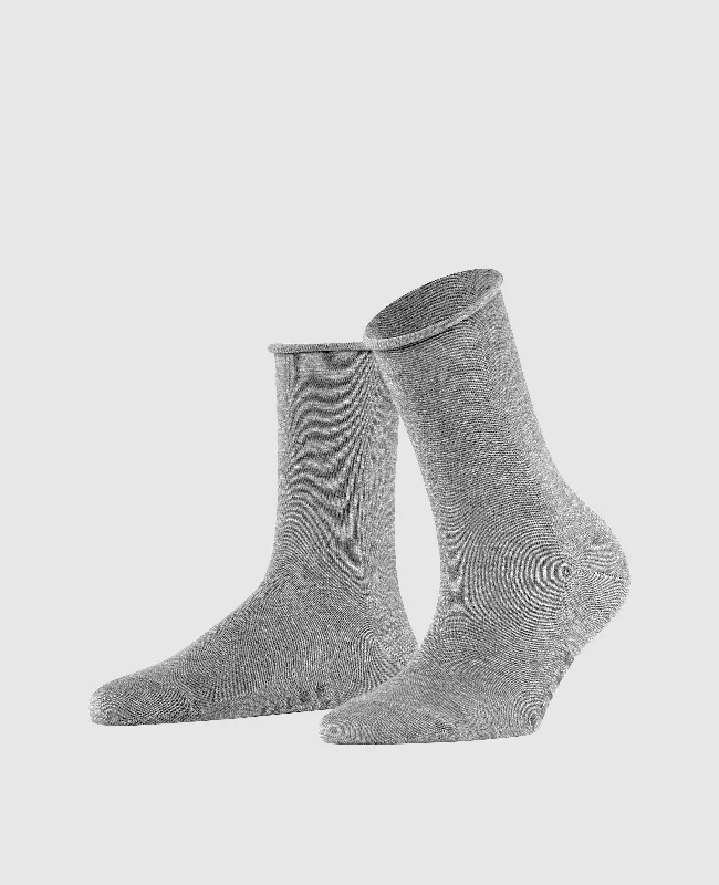 Men's leather boat shoes with a non - slip soleFalke Active Breeze Women Socks - Light Grey Melange
