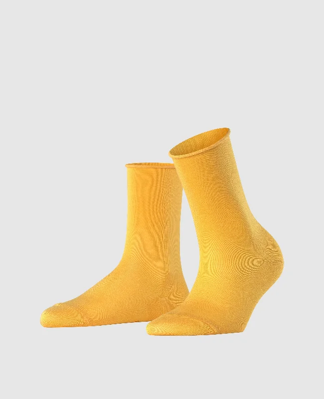 Low - top men's boat shoes for a sleek appearanceFalke Active Breeze Women Socks - Mustard