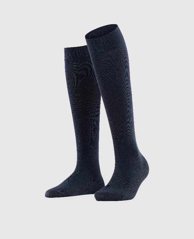 Canvas men's boat shoes for a casual summer lookFalke Softmerino Women Knee-high Tights - Dark Navy