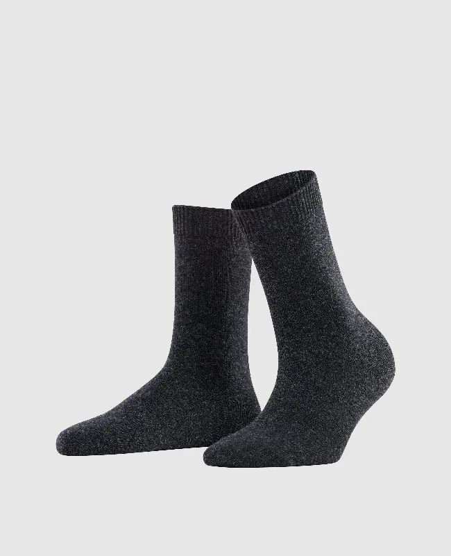 Breathable men's boat shoes for all - day wearFalke Cosy Wool Women Socks - Anthracite Melange