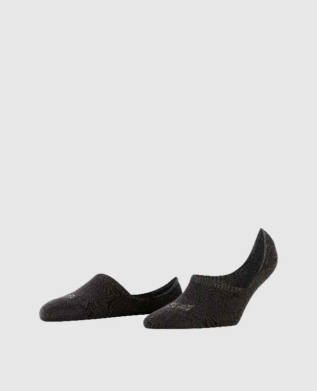 Suede men's boat shoes for a softer textureFalke Step Women No Show Socks - Black