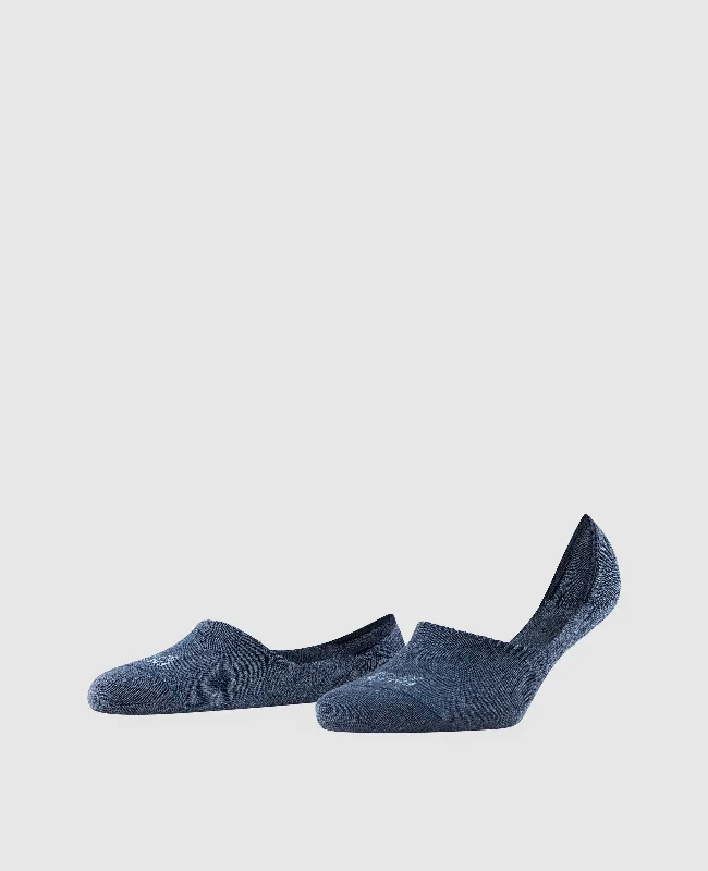 Men's boat shoes with a rubber outsole for durabilityFalke Step Women No Show Socks - Navy Blue