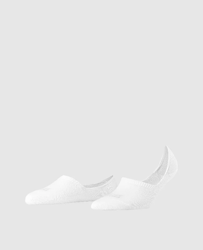 Men's leather boat shoes with a non - slip soleFalke Step Women No Show Socks - White