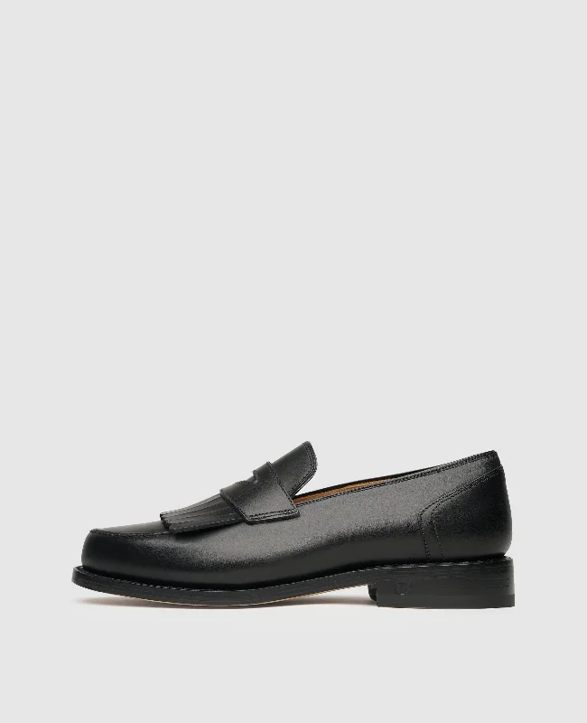 Men's boat shoes with a flexible sole for easy movementAmelia FL - Black