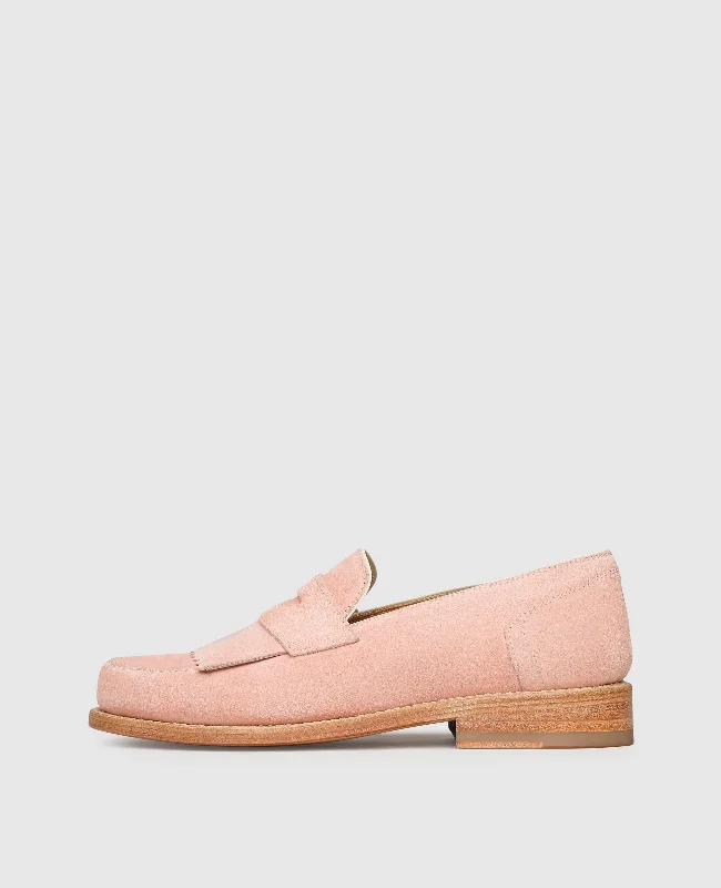 Men's boat shoes with a tassel detailAmelia FL - Pink