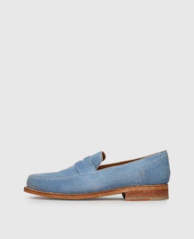 Waterproof men's boat shoes for boating activitiesAmelia PL - Light Blue