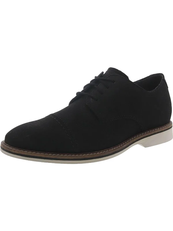 Men's formal shoes with a rubber heel cap for durabilityAtticus Cap Mens Padded Insole Dress Cap Toe Oxfords