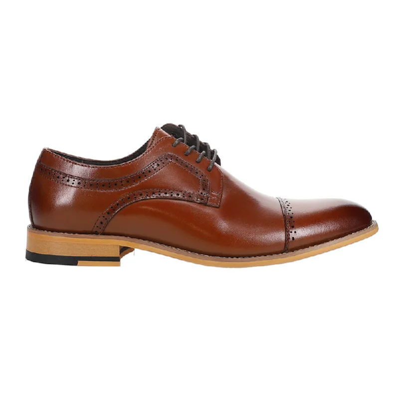 Men's formal shoes in a black or brown leatherDickinson Oxford Cap Toe Dress Shoes
