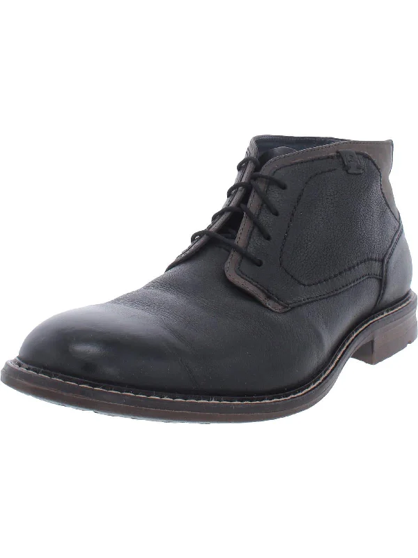 Men's leather formal Oxford shoes with a cap toeEarl 04 Mens Leather Lace Up Oxfords