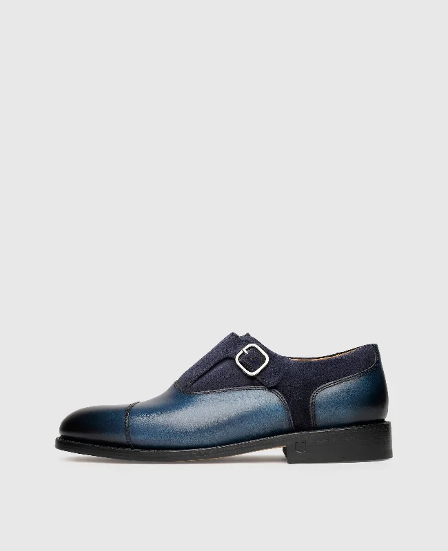 Suede men's boat shoes for a softer textureElla CSM - Blue